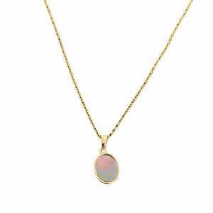 Deze ketting met een schelp bedel shop je bij Mila jwls.
