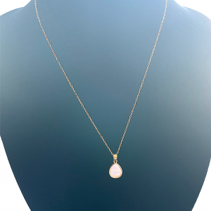 Deze ketting met een schelp bedel shop je bij Mila jwls.
