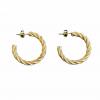 Deze stainless steel oorbellen shop je bij Mila jwls.
