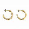 Deze stainless steel oorbellen shop je bij Mila jwls.