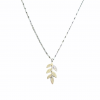 Deze ketting met olijven takjes shop je bij Mila jwls.