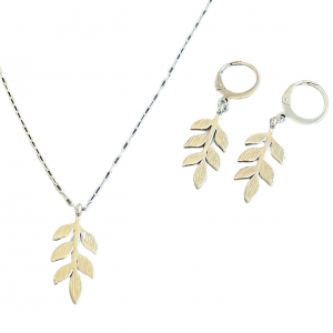 Deze set met olijven takjes shop je bij Mila jwls.