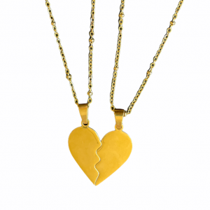 Deze hartjes ketting shop je bij Mila jwls!