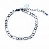 Deze armband met grove schakels shop je bij Mila jwls.