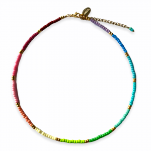 Deze kleurrijke ketting shop je bij Mila jwls!