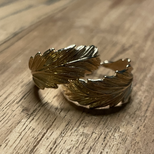 Deze oorbellen in de vorm van een veer shop je bij Mila jwls!