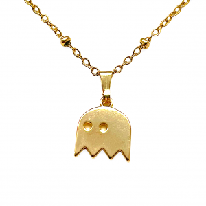 Deze ketting met een spookje eraan shop je bij Mila jwls!