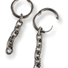 Deze RVS oorbellen met stainless steel bedels shop je bij Mila jwls.
