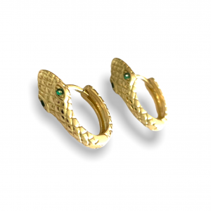 Deze gold plated oorbellen met gold plated bedels shop je bij Mila jwls.