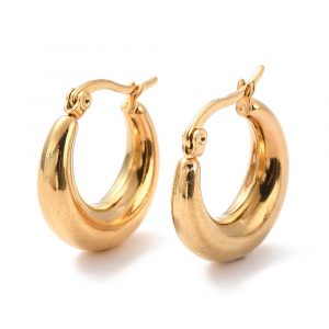 Deze Stainless Steel Bali Hoops shop je bij Mila jwls!