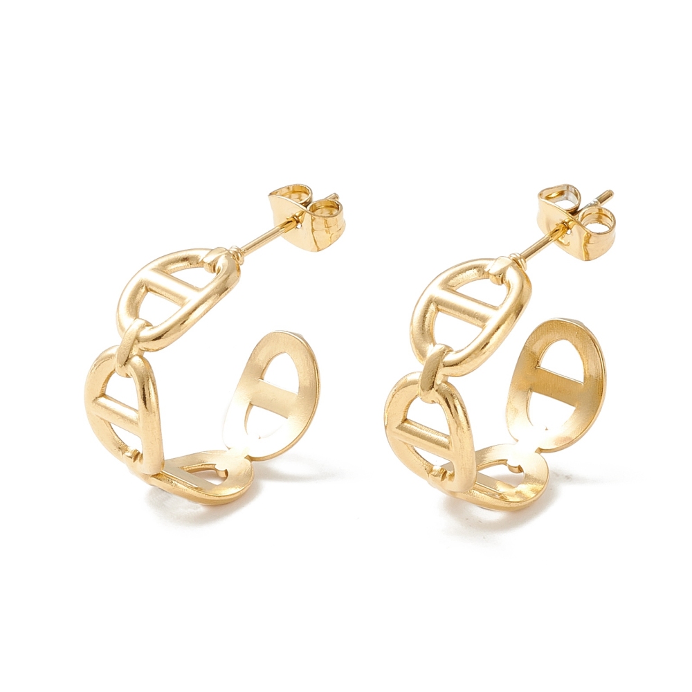 Deze stainless steel oorbellen shop je bij Mila jwls.