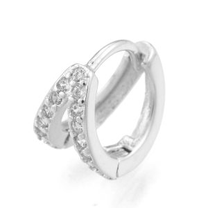 Oorbellen Gemma - Silver (1 piece)